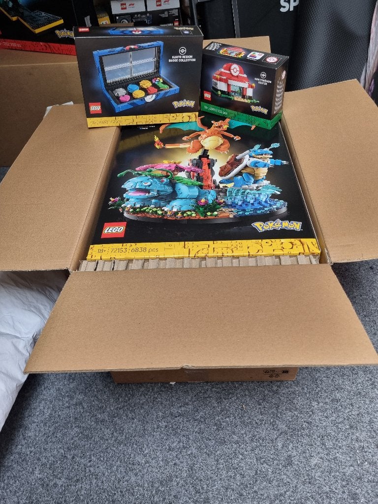 Lego pokemon kanto starter set + badges + pokecenter, Kinderen en Baby's, Speelgoed | Duplo en Lego, Ophalen, Overige thema's