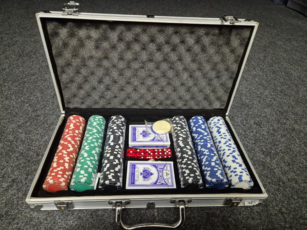 Nieuwe pokerset in aluminium koffer, Hobby en Vrije tijd, Ophalen of Verzenden, Nieuw