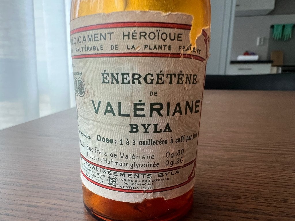 Antiek medicijnflesje “Valeriane”, Antiek en Kunst, Ophalen of Verzenden