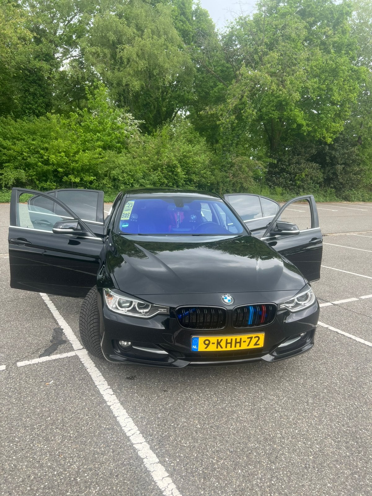 BMW 3-Serie 1.6 316I 2013 Zwart, Auto's, BMW, 1360 kg, 4 cilinders, Zwart, Origineel Nederlands