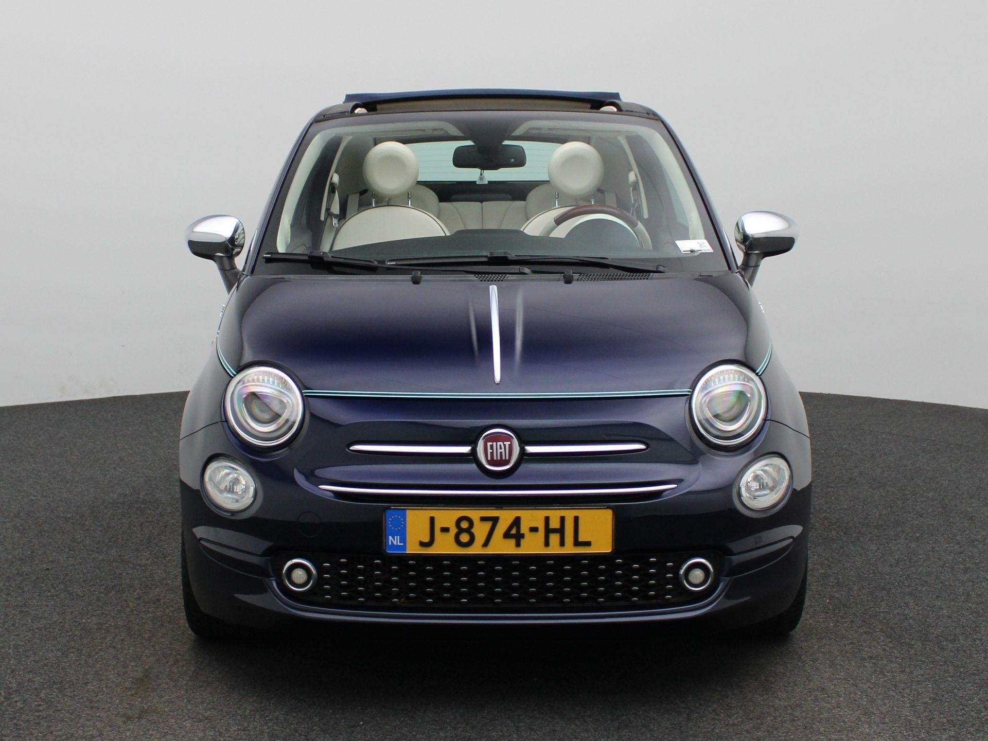 Fiat 500 C 0.9 TwinAir Turbo Riva | Speciale Uitvoering | Ai, Auto's, Voorwielaandrijving, 12 maanden, Gebruikt, Leder