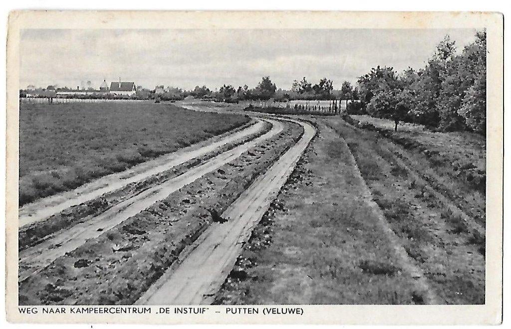 Putten Oude Gelopen Ansichtkaart (B599)  1951, Ophalen of Verzenden, 1940 tot 1960, Gelopen, Gelderland