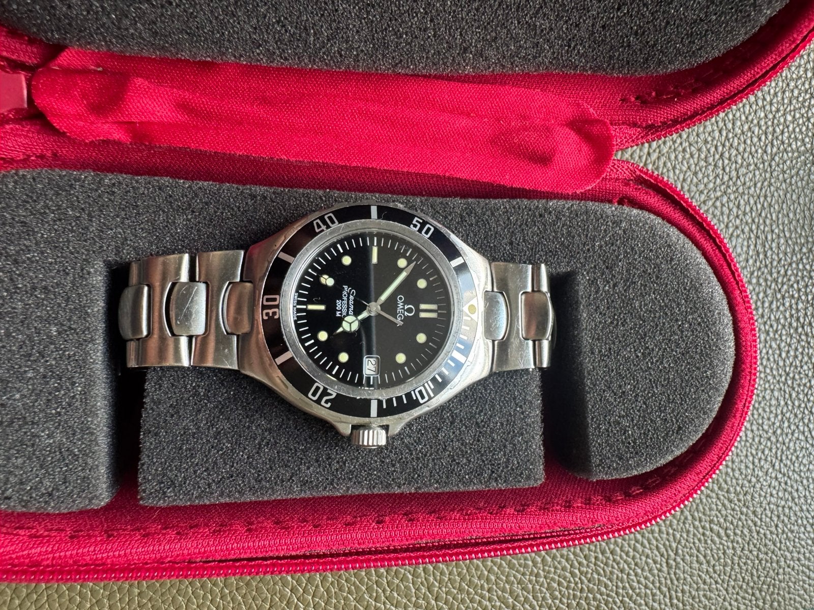 Omega Pre Bond, Seamaster proffesional 200m, Staal, Gebruikt, Staal, Verzenden