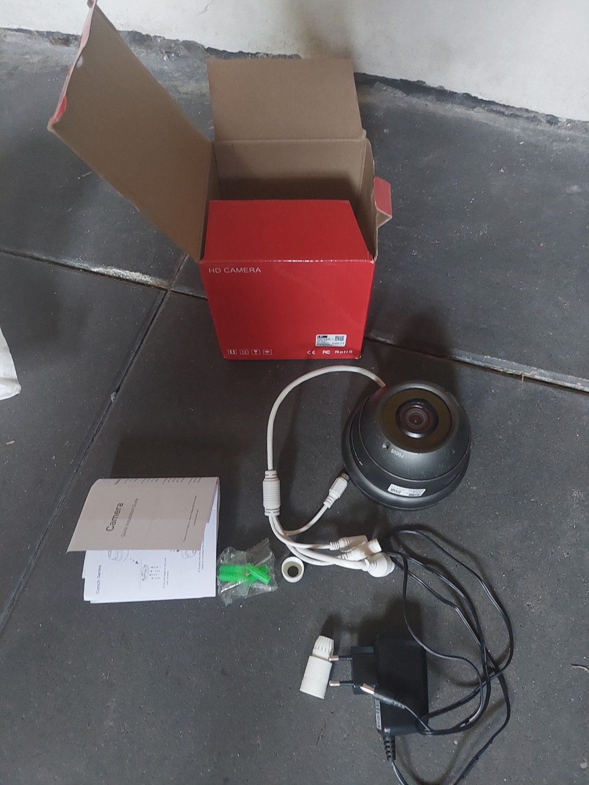 3x HD camera met Poe aansluiting., Ophalen