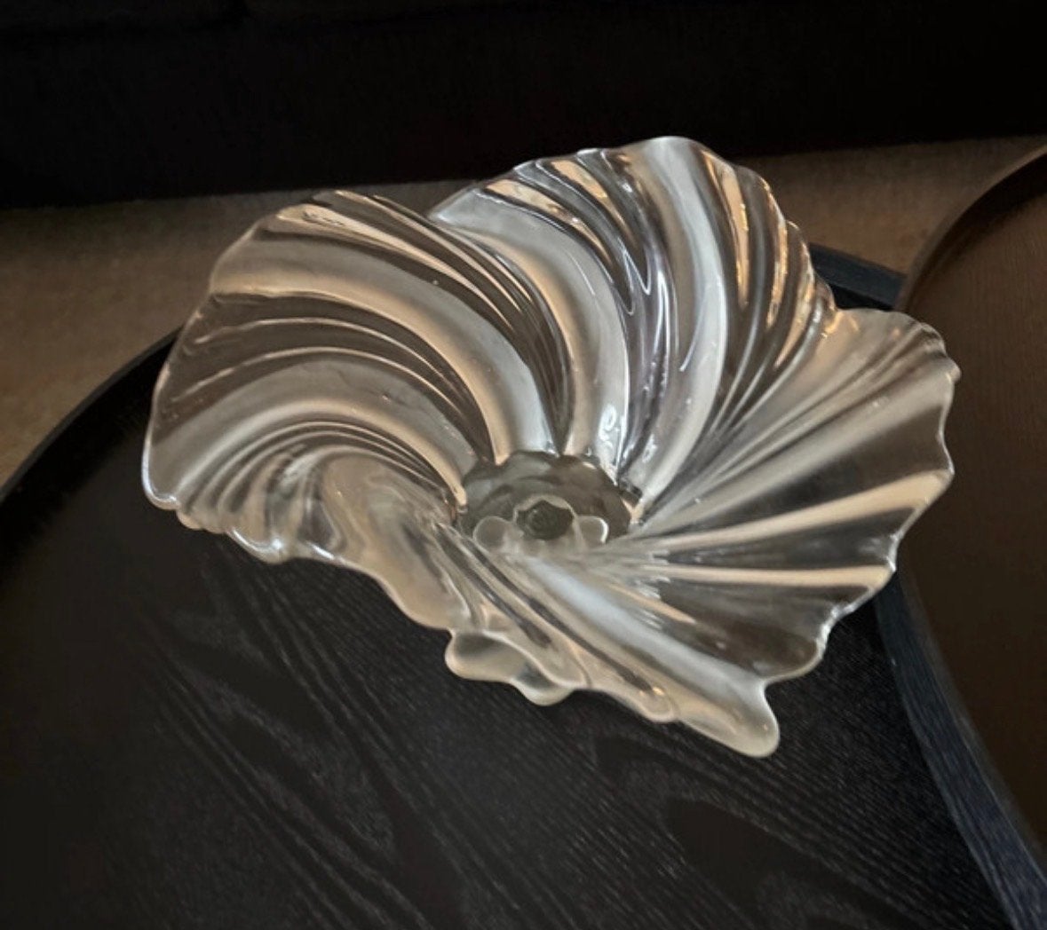 Kristallen fruitschaal midcentury punt gaaf, Antiek en Kunst, Ophalen of Verzenden