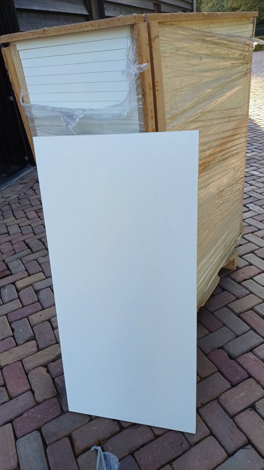 Nieuwe HPL Plaat - Wit, Ophalen, Nieuw, HPL, 20 tot 50 mm