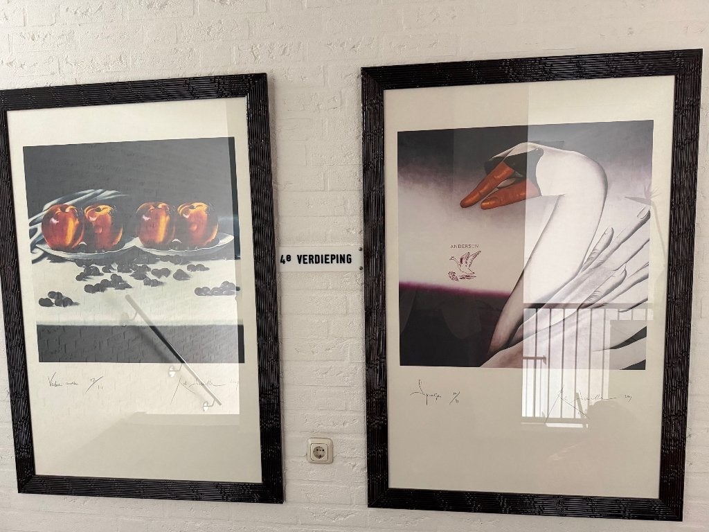 Twee mooie zeefdrukken van Rob Scholte, Antiek en Kunst, Ophalen