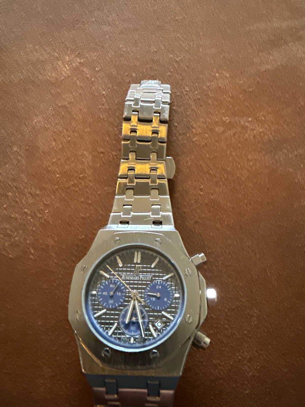 Audemars Piguet Royal Oak Chronograaf Herenhorloge, Sieraden, Tassen en Uiterlijk, Horloges | Heren, Overige merken, Staal, Polshorloge