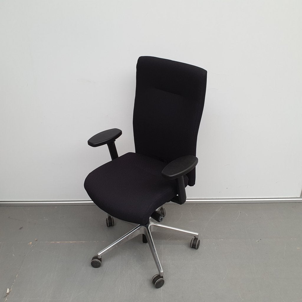 Rovo XP 4015 bureaustoel - nieuwe stof zwart, Niet ingevuld, Gebruikt, Niet ingevuld, Niet ingevuld