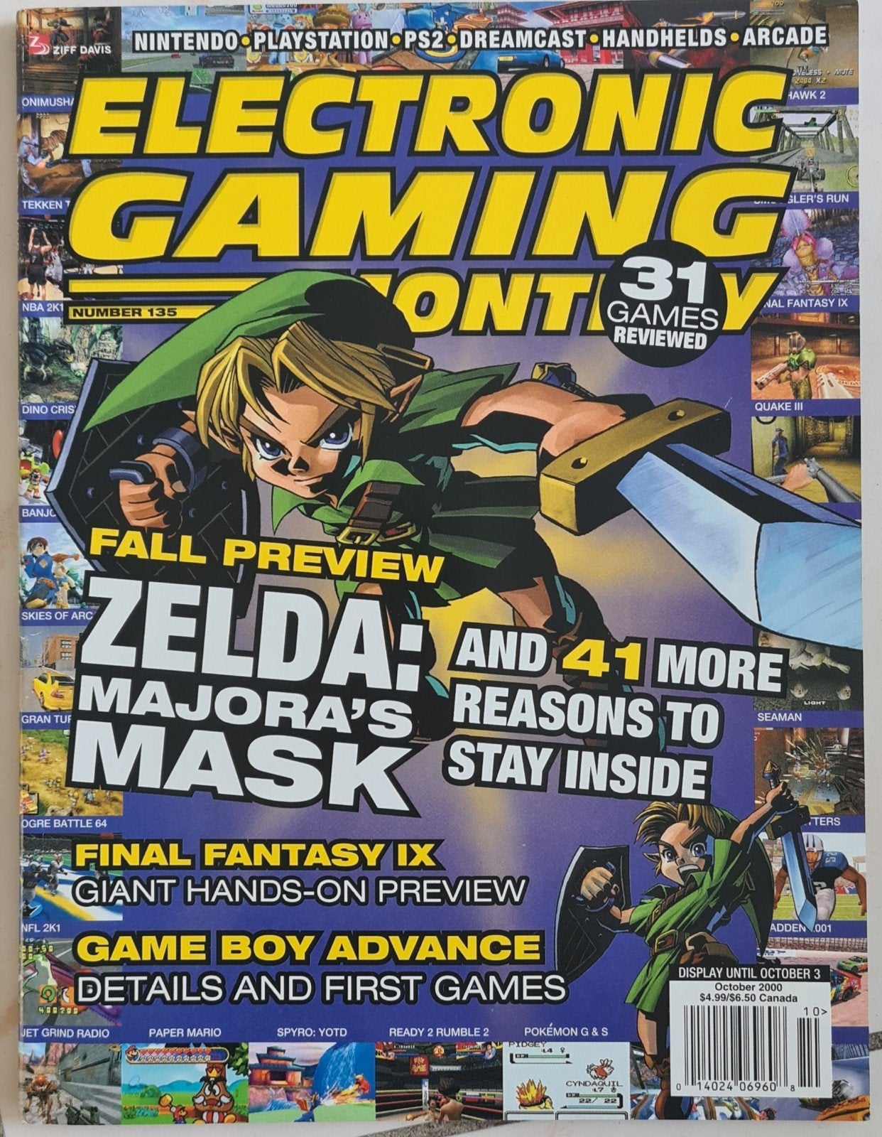 Electronic Gaming Monthly Oktober 2000 #135, Ophalen of Verzenden, 1980 tot heden, Tijdschrift