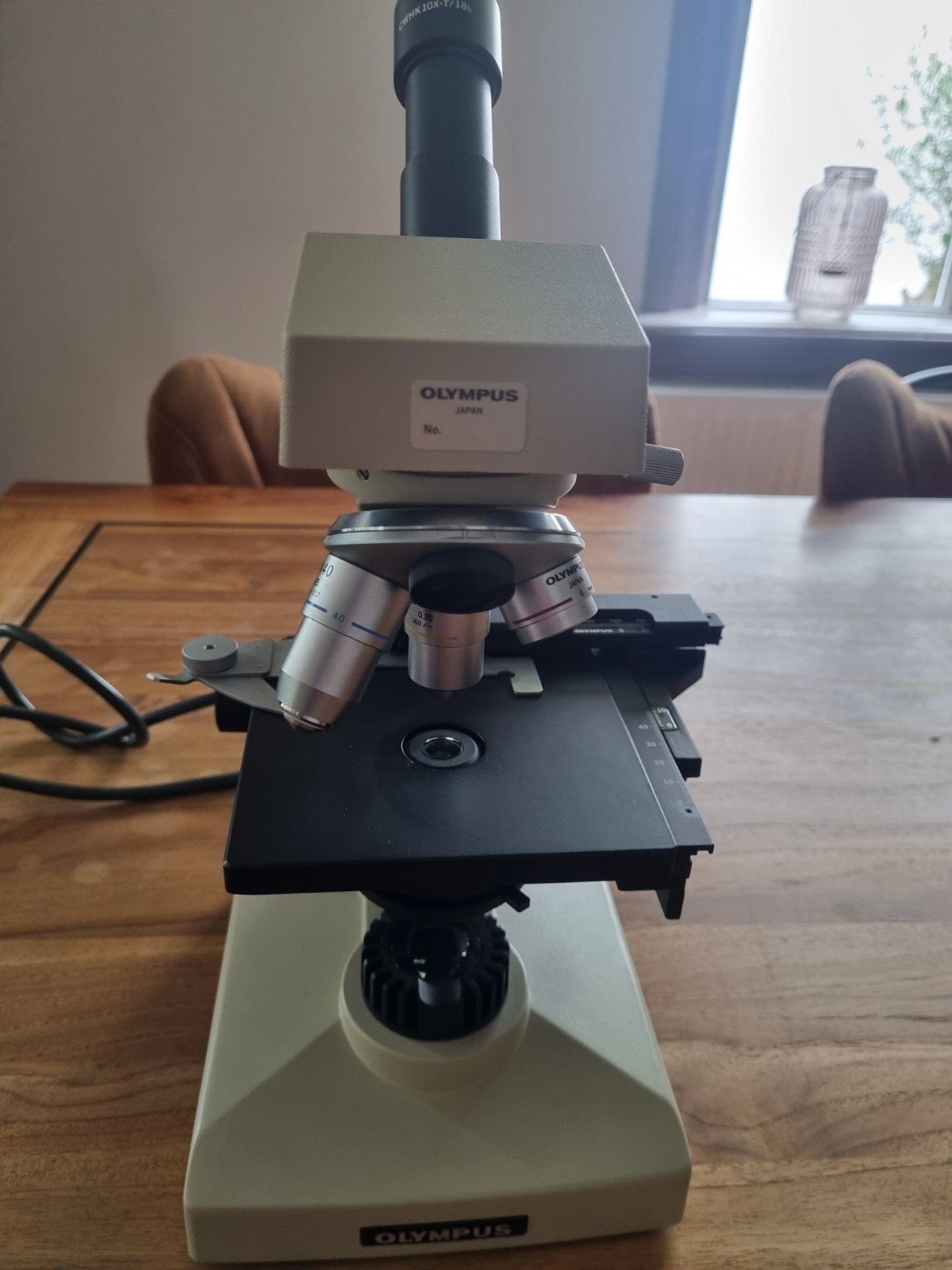 Olympus CHK Biologische Microscoop - Uitstekende Staat, Ophalen, Zo goed als nieuw, 400x tot 1000x, Biologische microscoop