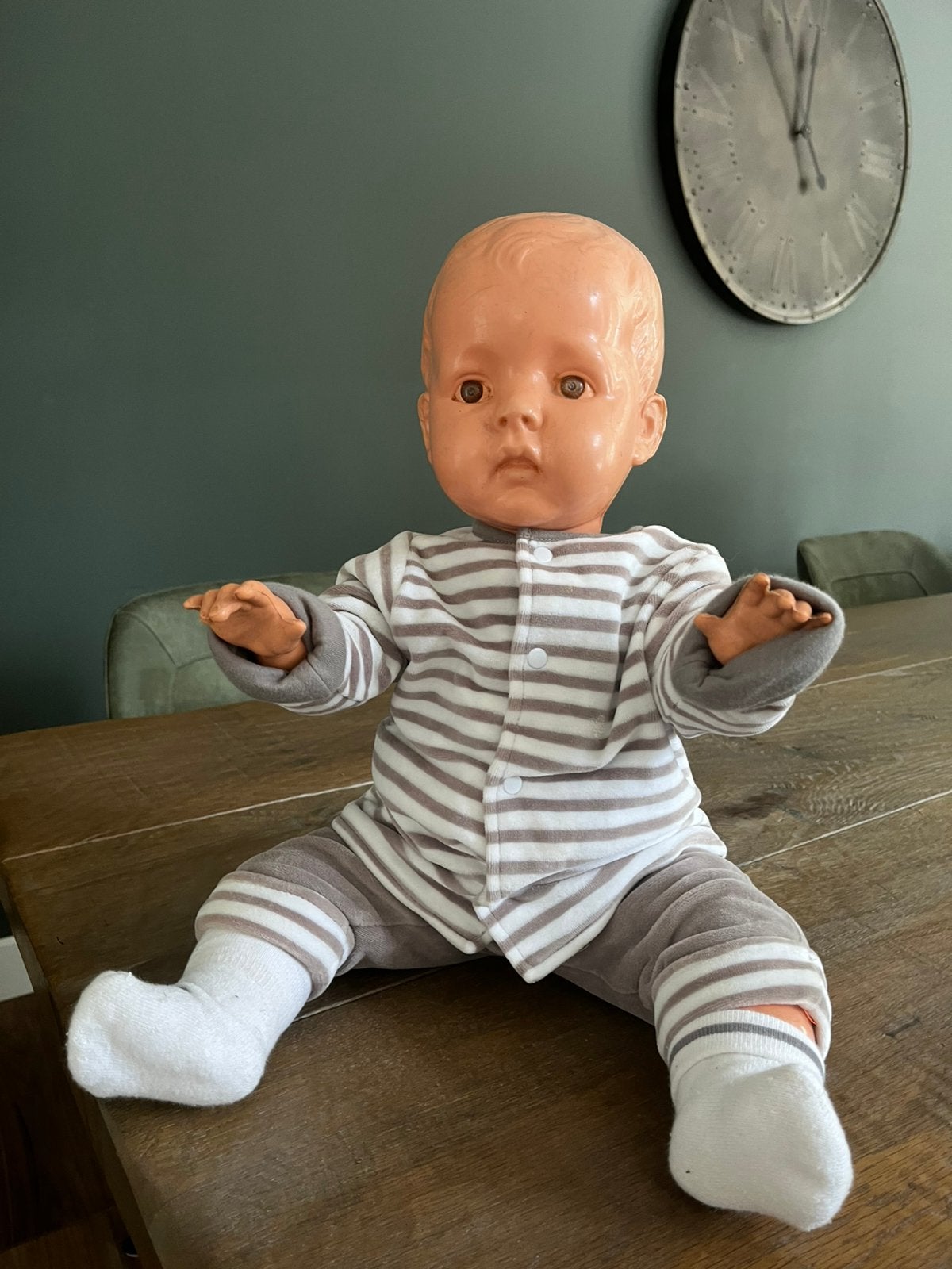 Wildebras babypop, Verzamelen, Poppen, Ophalen, Gebruikt, Pop
