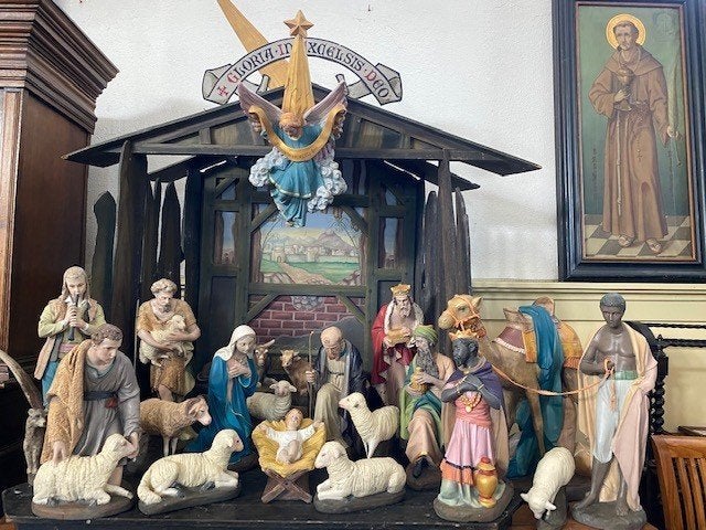 GROTE KERSTGROEP 23 DELIG 60 CM !, Diversen, Ophalen