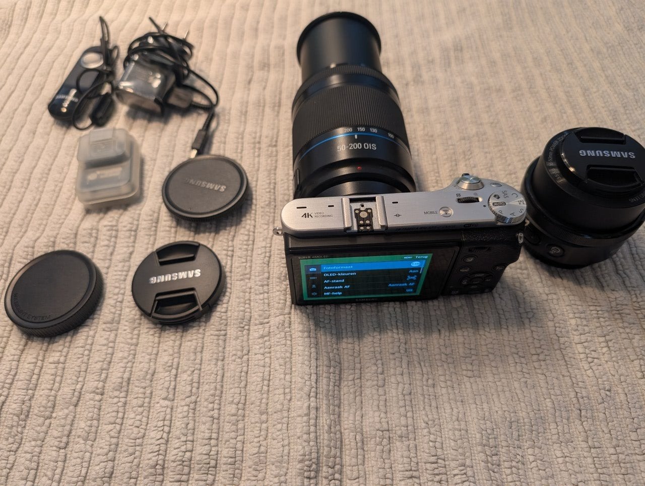 Samsung camera NX500, Full HD, 20x of meer, Ophalen of Verzenden, Zo goed als nieuw