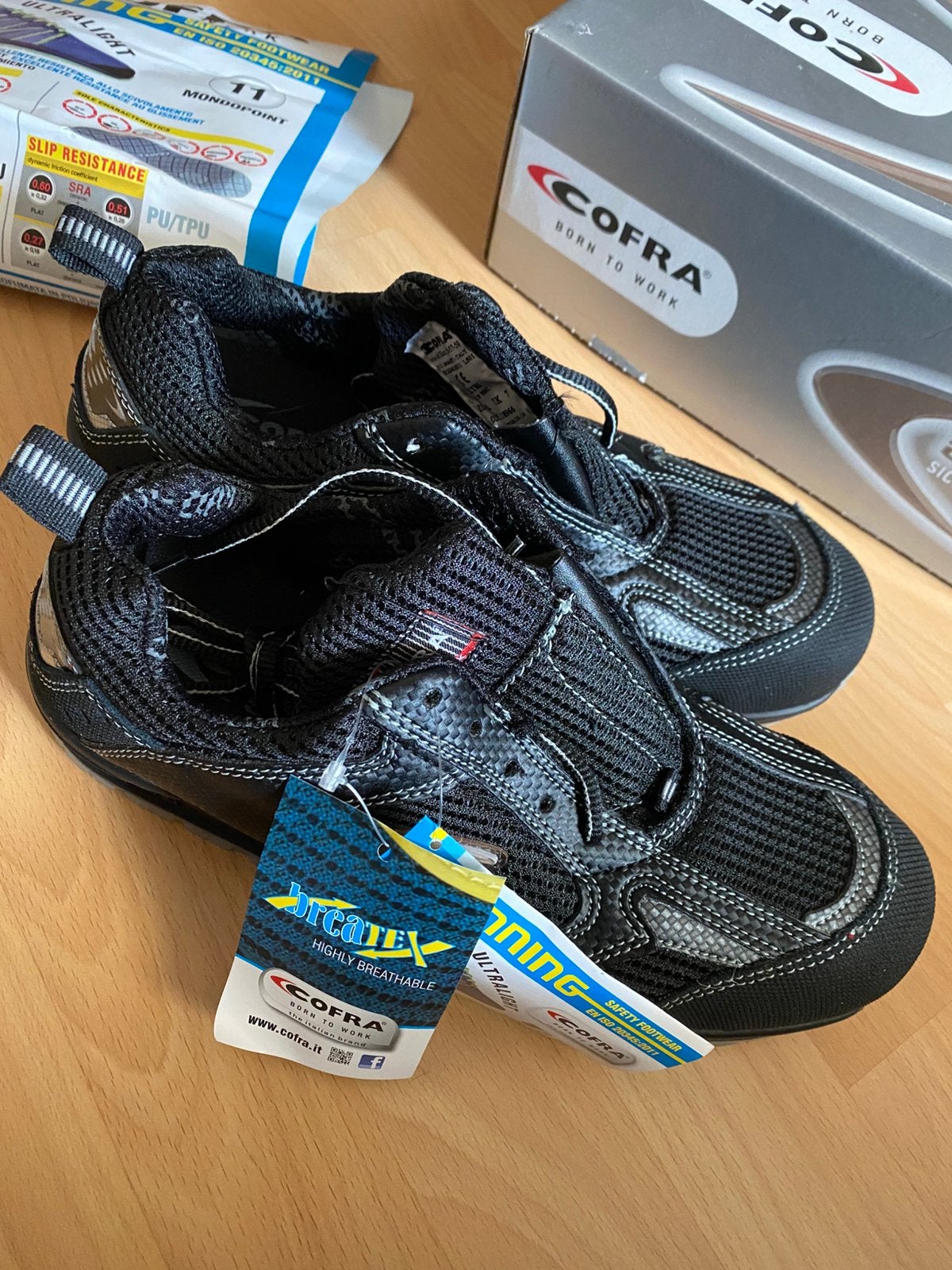 Nieuw veiligheidsschoenen Cofra 42 43 unisex stalen neus, Ophalen of Verzenden, Nieuw