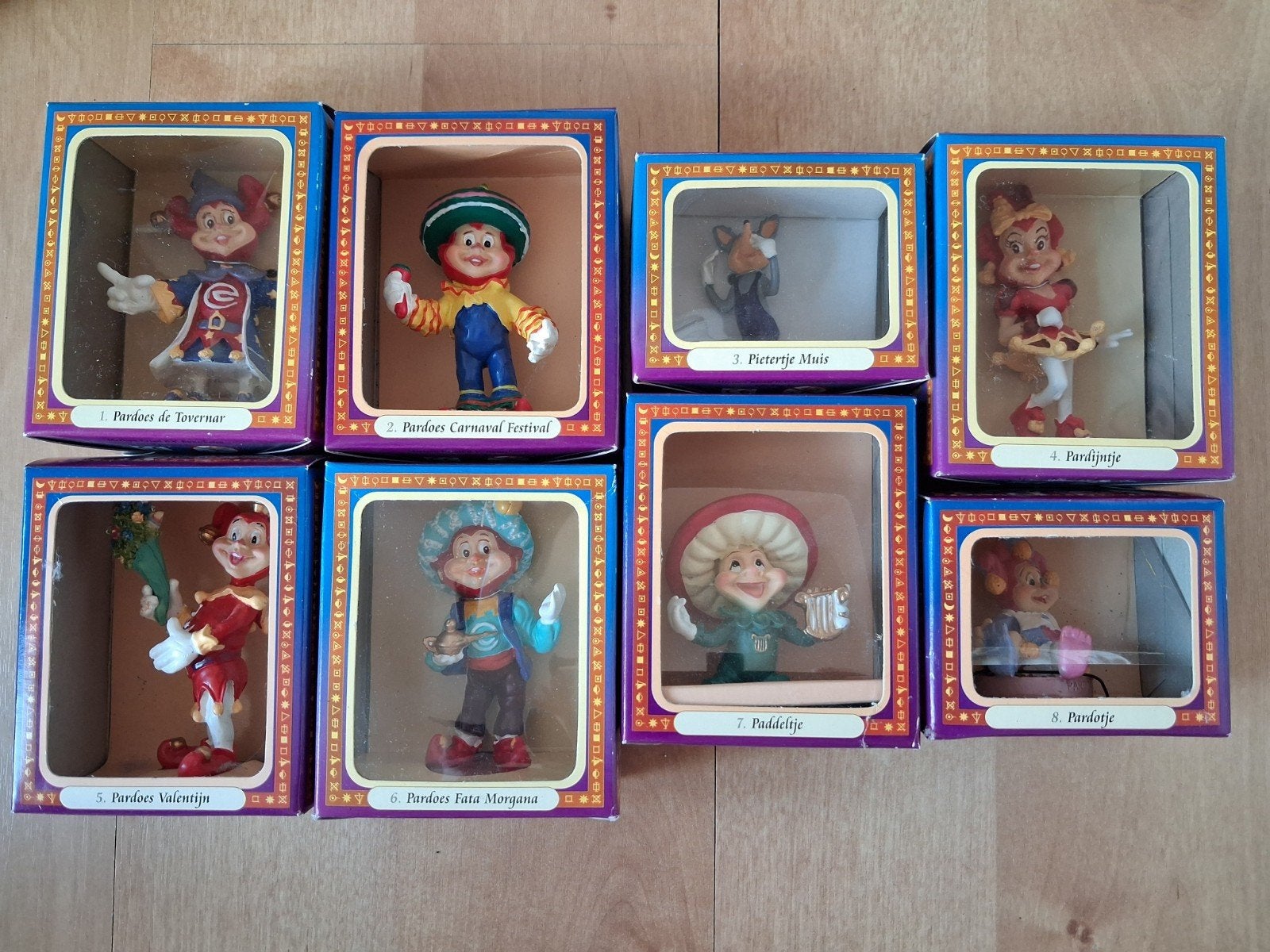 Efteling poppetjes complete serie van 8, Ophalen of Verzenden, Zo goed als nieuw