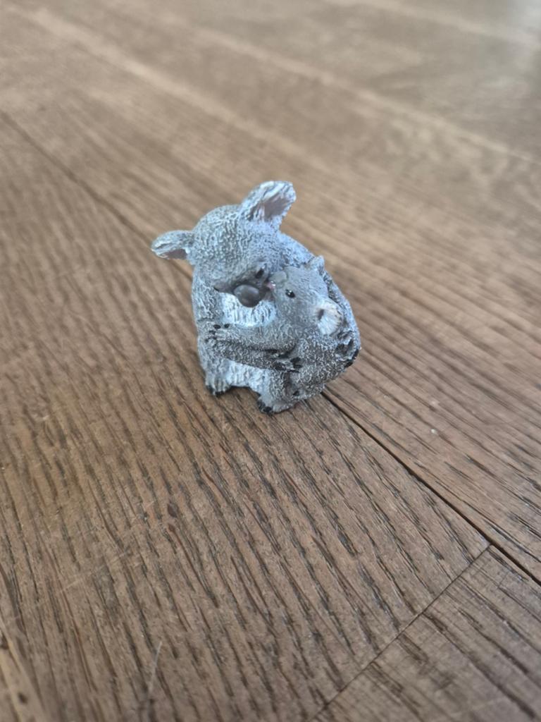 Schleich Koala met baby, Ophalen of Verzenden, Zo goed als nieuw, Wild dier, Beeldje of Figuurtje