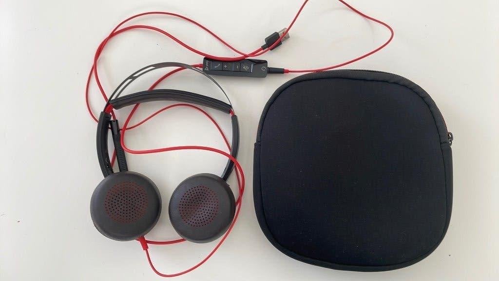 Poly Blackwire C5200 Headset Zwart, Computers en Software, Headsets, Plantronics, Nieuw, On-ear, Ophalen of Verzenden