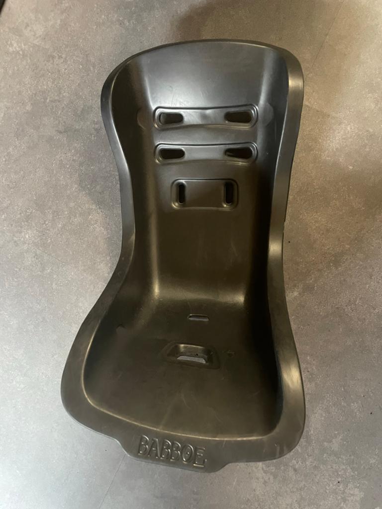 Babboe Peuterstoel Antraciet, Ophalen of Verzenden, Zo goed als nieuw, 9 t/m 18 kg, Achterzitje