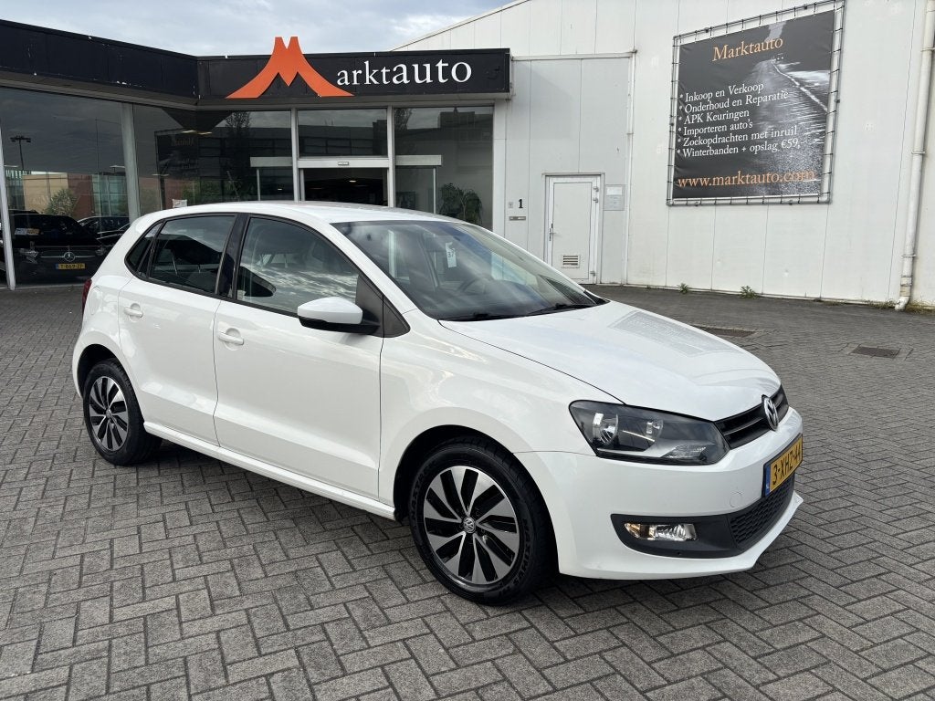 Volkswagen Polo 1.2 TSI Highline Camera Navi Bluetooth, Euro 5, Stof, 4 cilinders, Wit