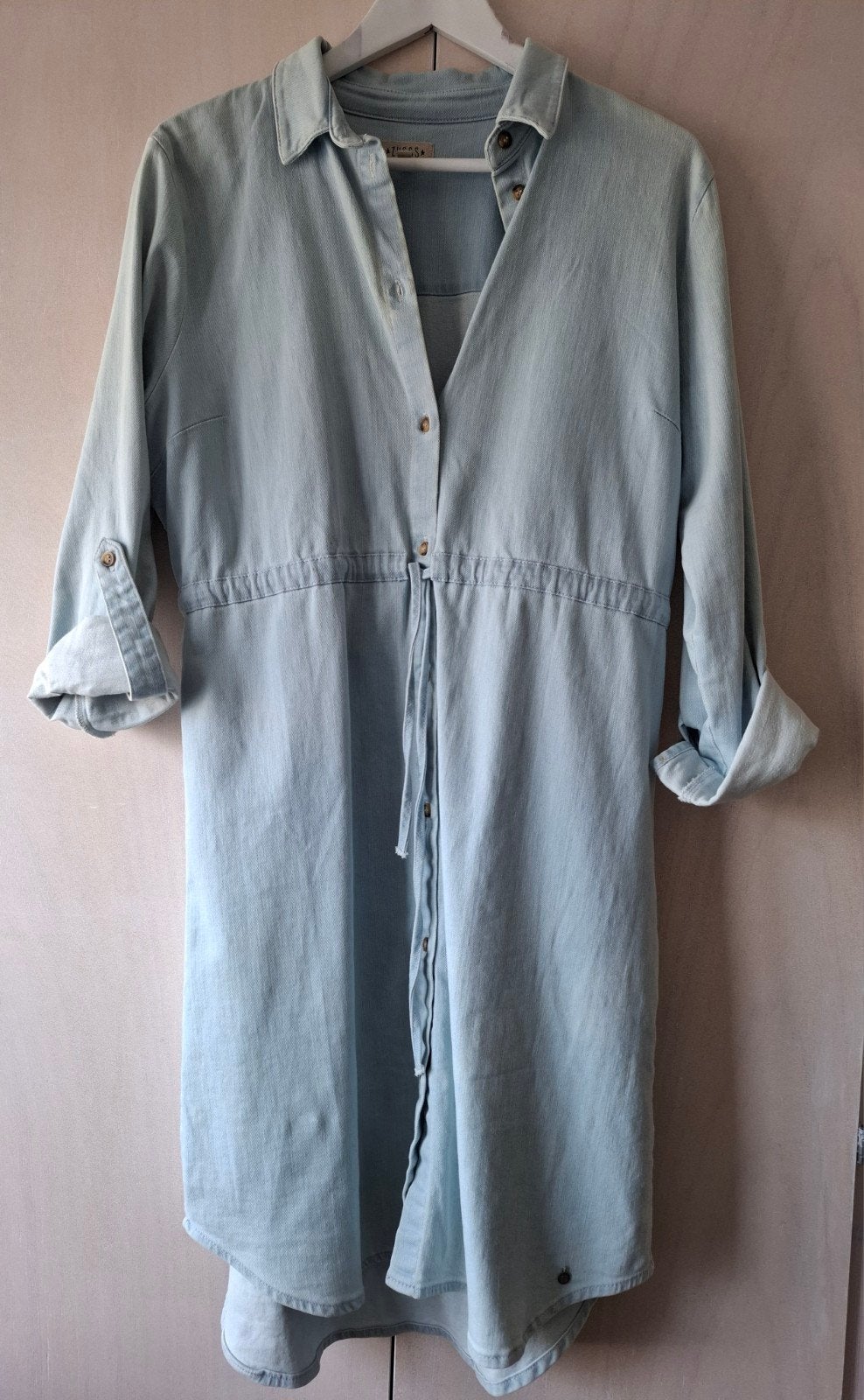 ZUSSS denim jurk maat M, Ophalen of Verzenden, Gedragen, Blauw, Boven de knie