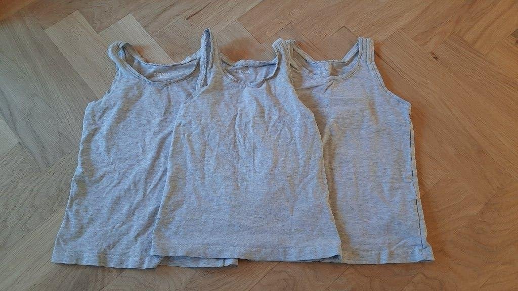 4x hemd grijs maat 110/116, Gebruikt, Jongen of Meisje, Ophalen of Verzenden, Nacht- of Onderkleding
