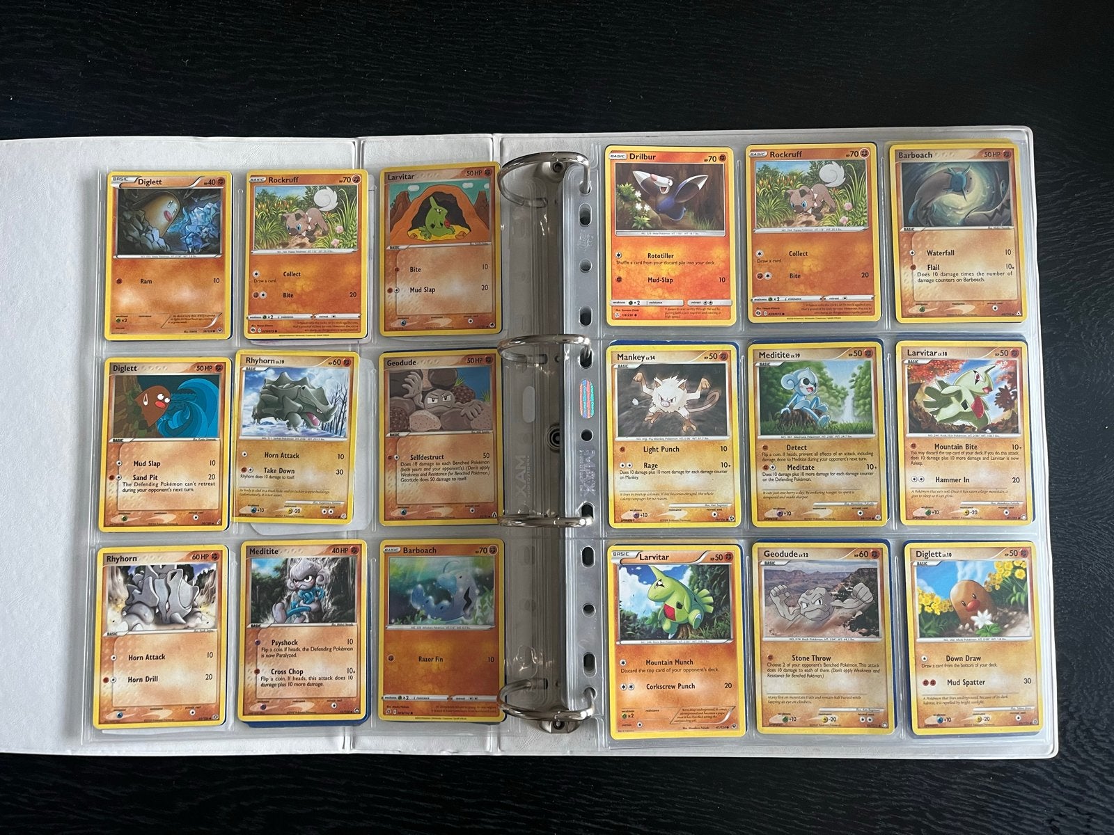 Grote verzameling Pokémon kaarten in map, Ophalen of Verzenden, Gebruikt, Meerdere kaarten