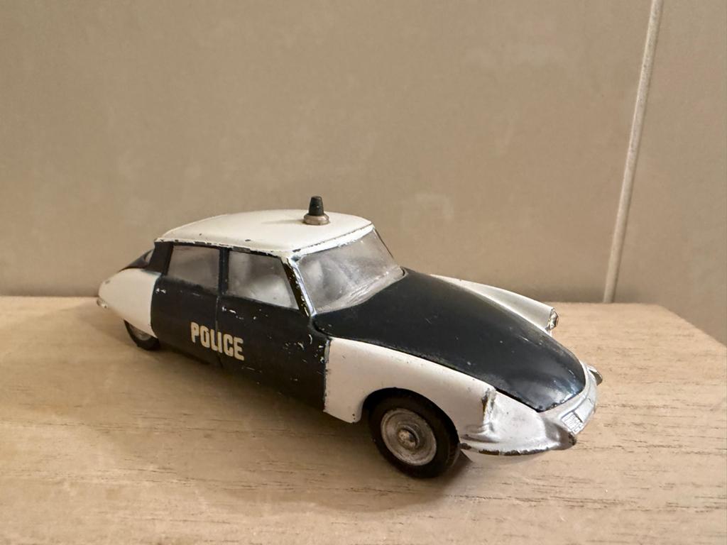 Dinky Toys France Citroën DS Police - Licht Bespeeld, Overige merken, Auto, Ophalen of Verzenden, Zo goed als nieuw