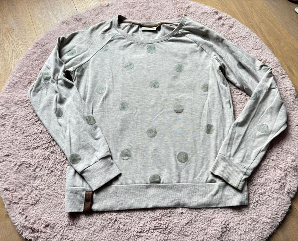 Naketano trui met stippen - Maat L beige, Ophalen of Verzenden, Zo goed als nieuw, Maat 42/44 (L), Beige