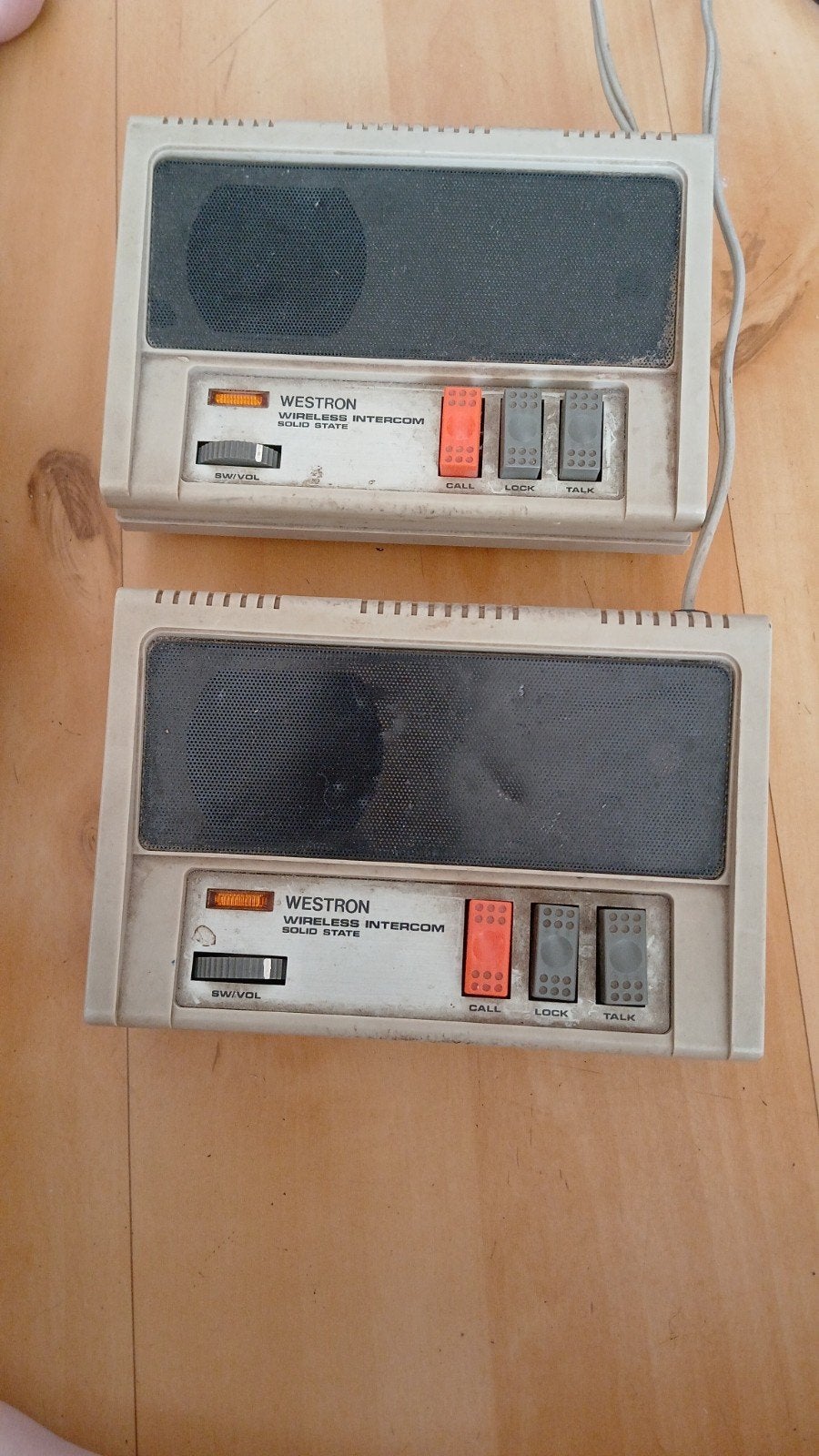 Vintage Westron Draadloze Intercom Set - Solid State, Ophalen of Verzenden