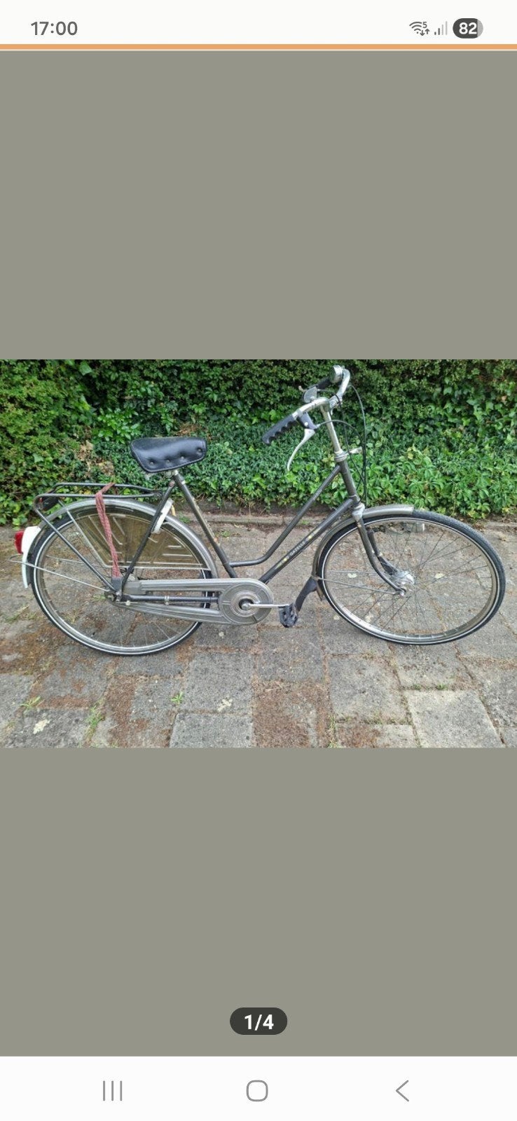 Gazelle damesfiets met 3 versnellingen stations fiets, Ophalen