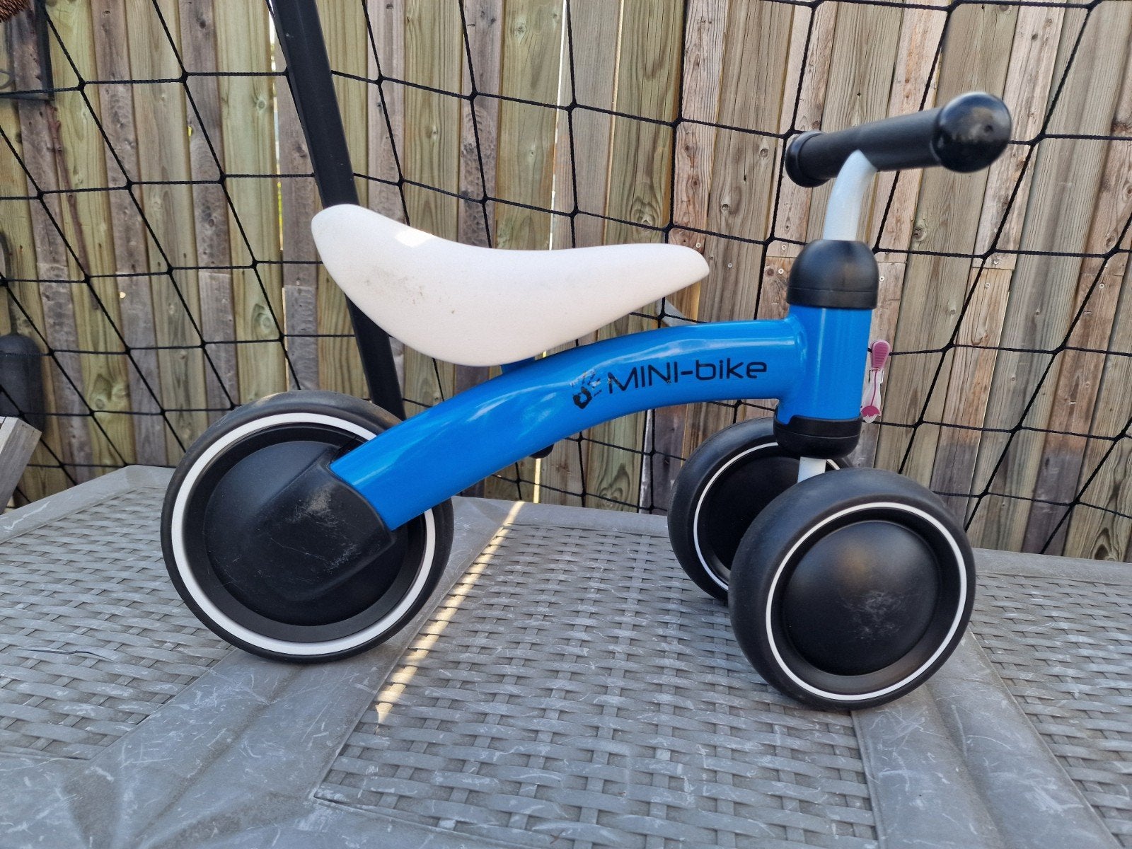 Mini-bike loopfiets blauw - Ideaal voor de kleintjes!, Ophalen, Gebruikt, Mini-bike, Verstelbare zitting