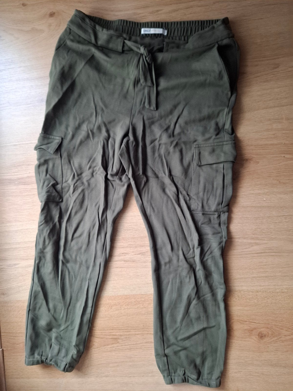 Only Plus Denim cargo broek 7/8 lengte, Maat 38/40 (M), Ophalen of Verzenden, ONLY, Driekwart