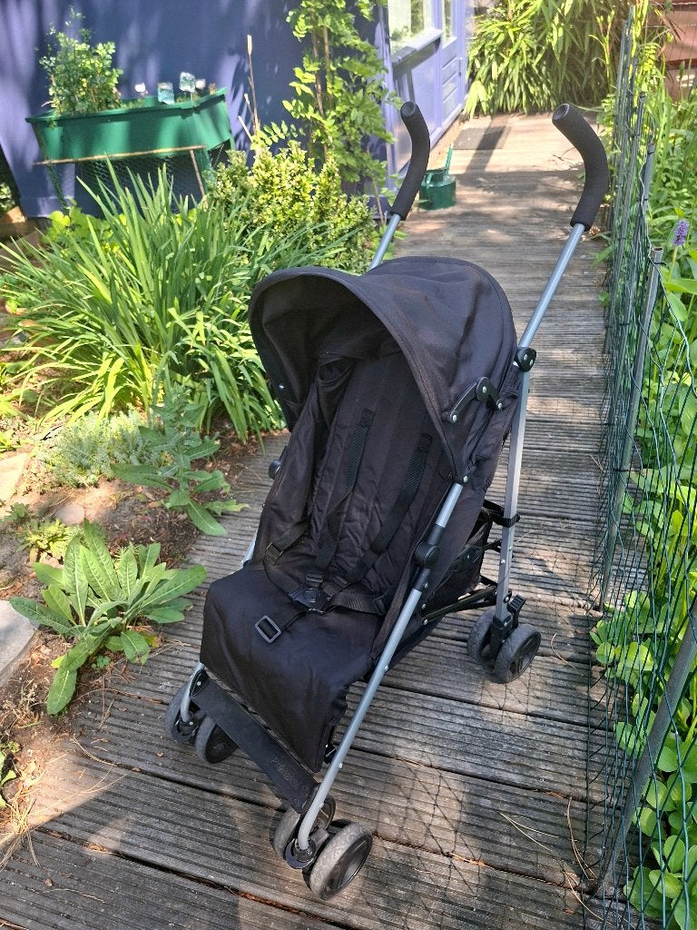 Zwarte buggy Prénatal, Ophalen, Zo goed als nieuw, Overige merken, Zonnekap