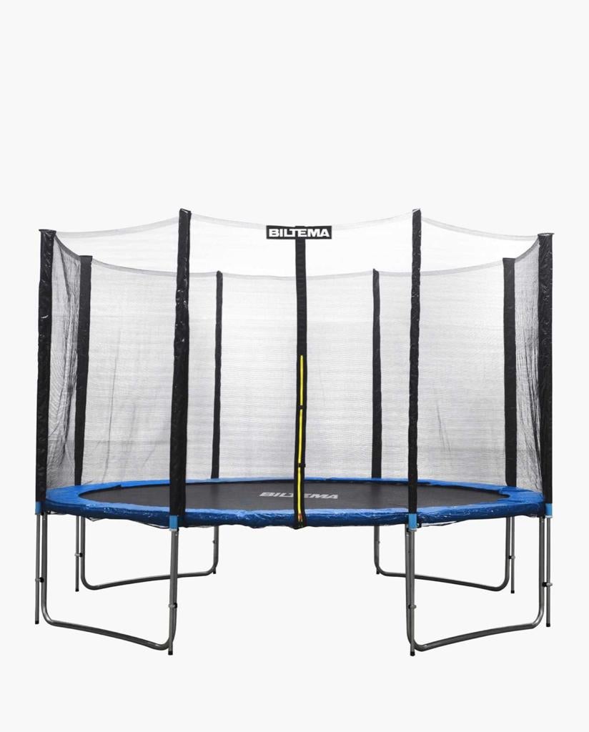 Grote complete trampoline (380cm) met net., Kinderen en Baby's, Speelgoed | Buiten | Trampolines, Ophalen, Gebruikt