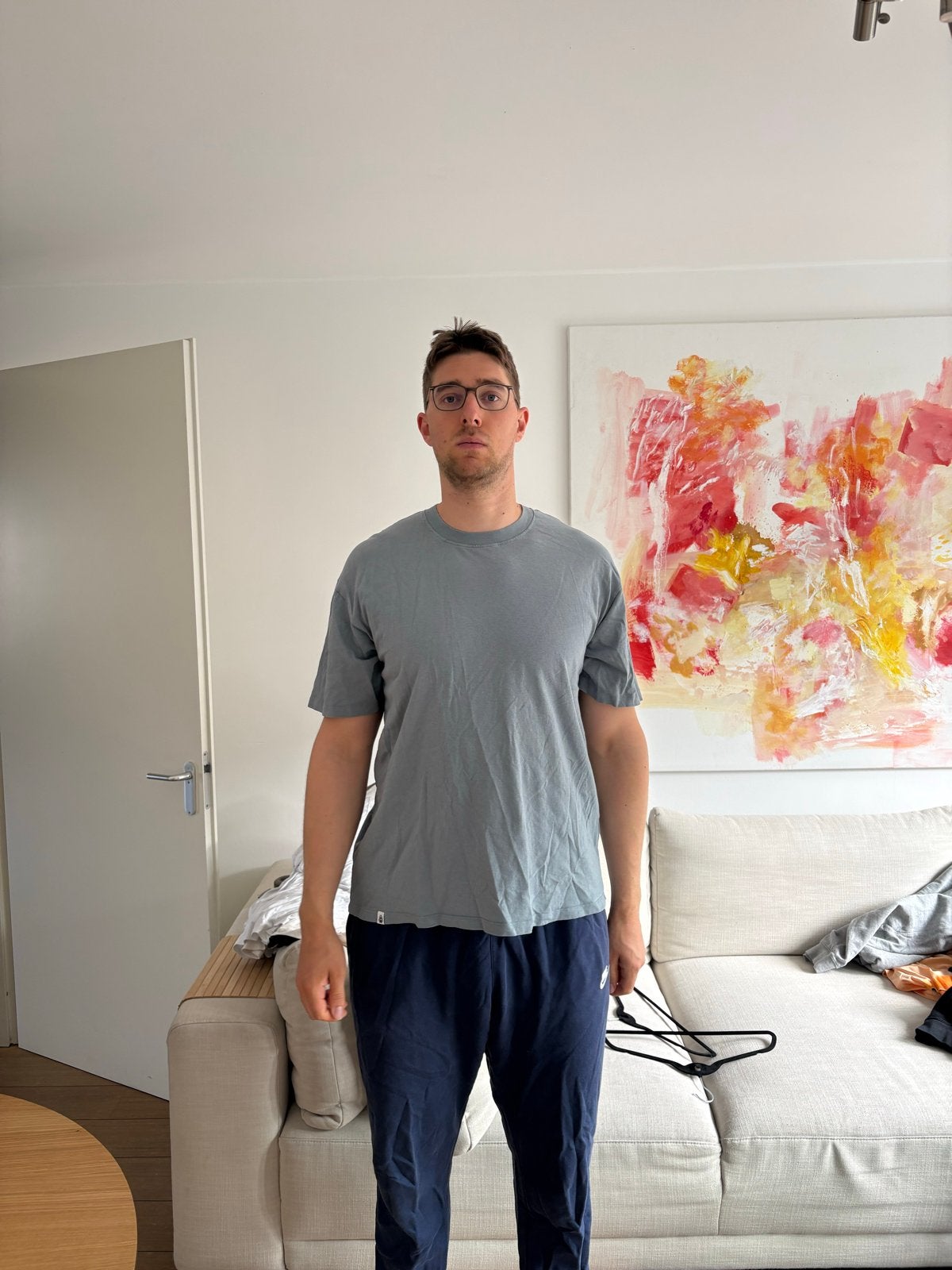 Edwin T-shirt XXL, Ophalen of Verzenden, Zo goed als nieuw, Overige maten, Blauw