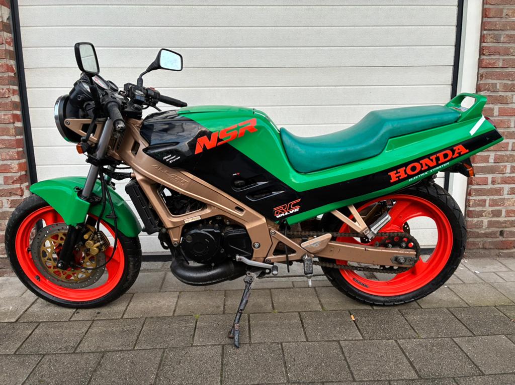 Honda nsr jc 20 met onderdelen, Ophalen