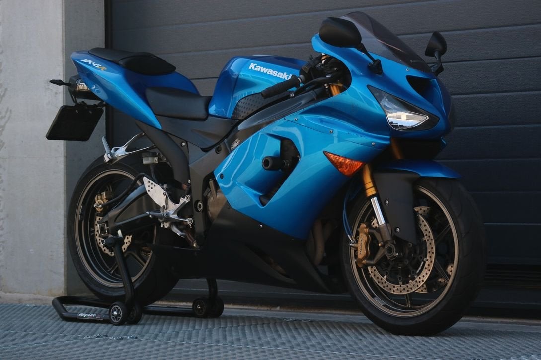 KAWASAKI ZX 6R (bj 2005) A2 op kenteken 32683Km, Motoren, 636 cc, 4 cilinders, Bedrijf, Onbekend