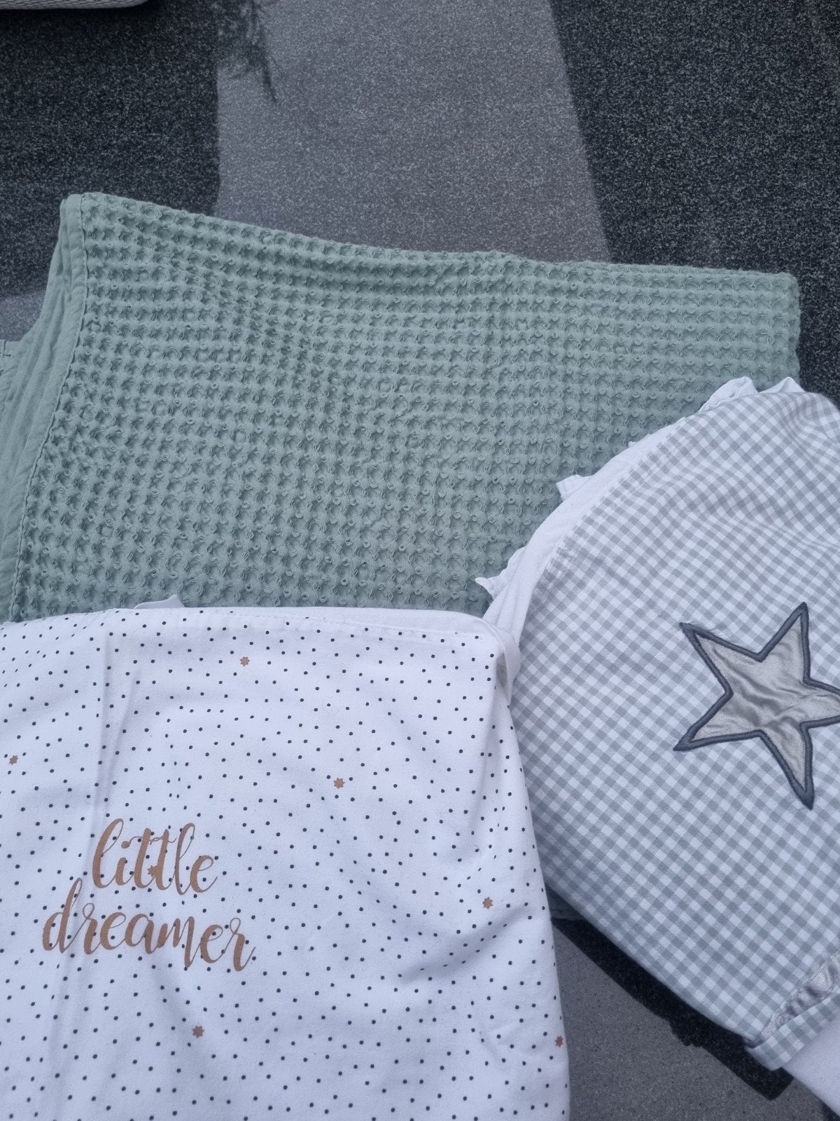 Wafel deken van prenatale met 2 lakens, Ophalen, Deken