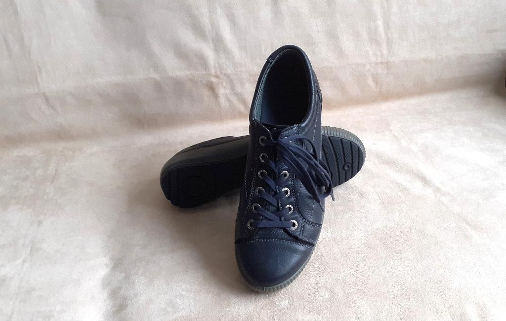 Legero. Leren veterschoenen. Gore Tex. Grijs. Mt. 7, Ophalen of Verzenden, Sneakers of Gympen, Zo goed als nieuw, Legero