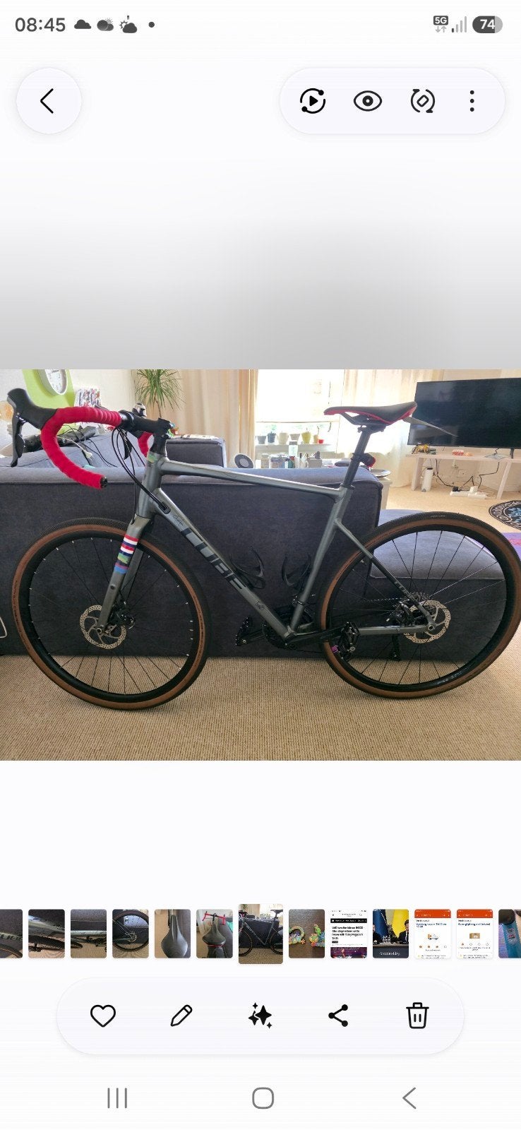 Unieke Cube Nuroad Pro Gravelbike - Gesigneerd door pro's, Ophalen of Verzenden