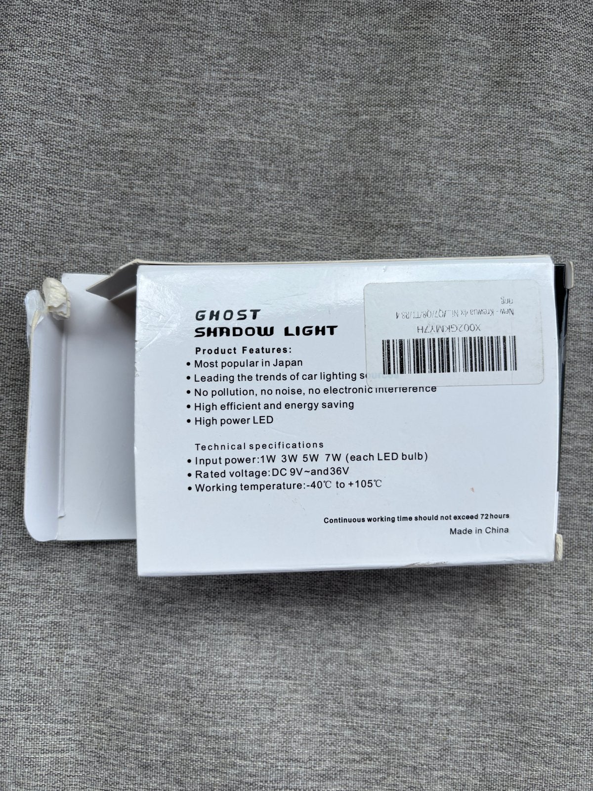 Ghost Shadow Light LED Autodeur Logo Projector, Ophalen of Verzenden, Nieuw, Universele onderdelen