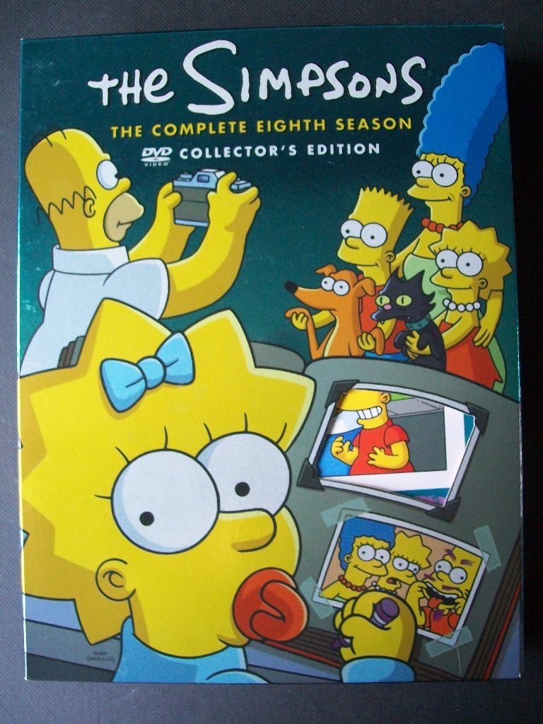 THE SIMPSONS (4-dvd) Box seizoen nr. 8 nog compleet nieuw, Tekenfilm, Verzenden, Nederlands, Zo goed als nieuw
