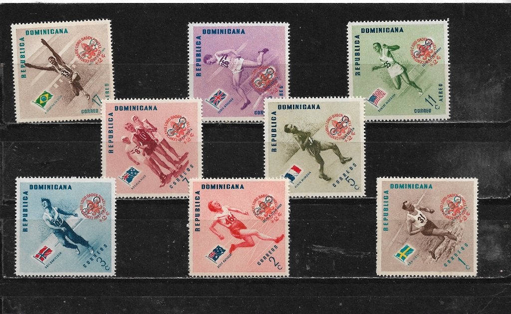 Koopje  Dom.Republiek  michel nr  585/592  Postfris  Lees, Ophalen of Verzenden, Postfris, Midden-Amerika