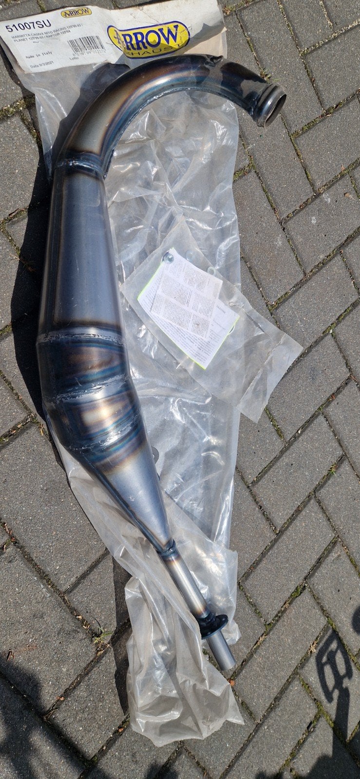 Snelle uitlaat cagiva mito 125cc, Ophalen