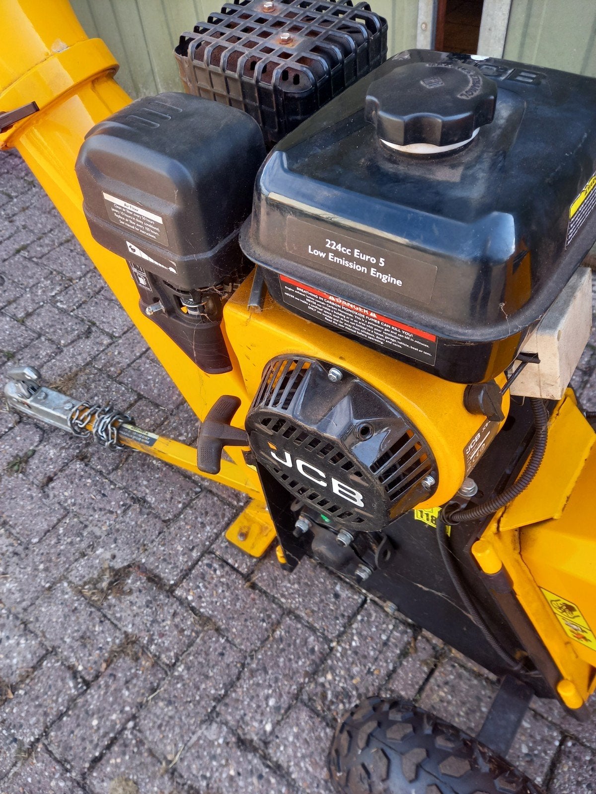 Jcb hakselaar, Ophalen, Gebruikt