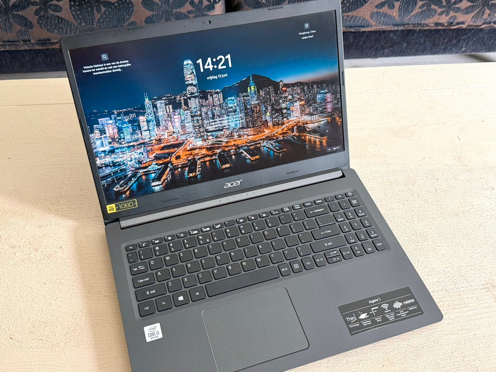 Acer Aspire 5 | i5 - 10th | 12GB RAM | SSD | Win 11 | Office, Computers en Software, Windows Laptops, Met videokaart, Qwerty, 14 inch