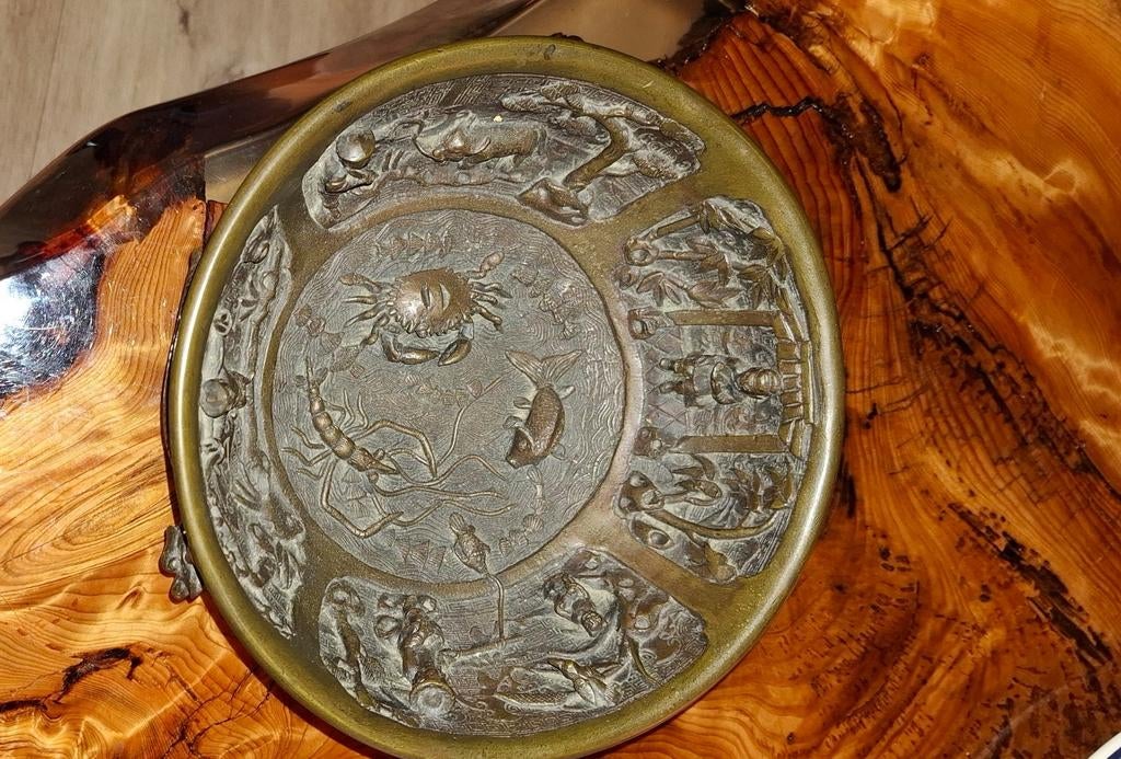Bronzen Chineese schaal, Antiek en Kunst, Ophalen of Verzenden