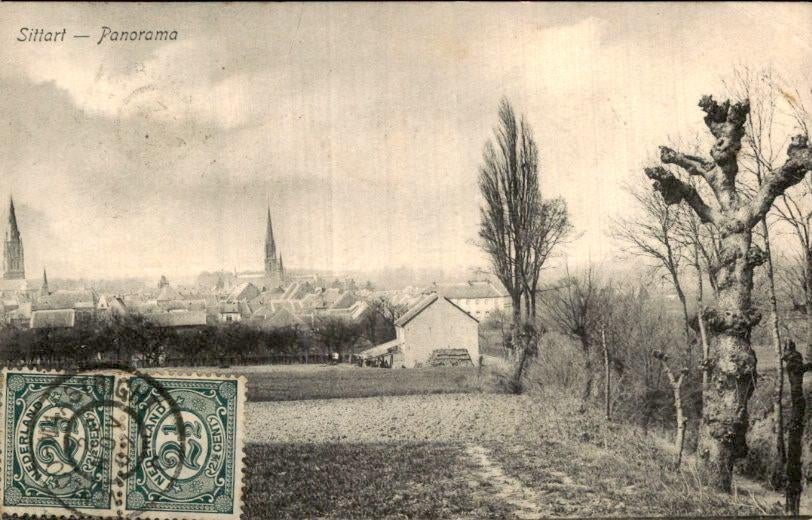 Sittard - Panorama - 1907, Verzenden, Voor 1920, Gelopen, Limburg