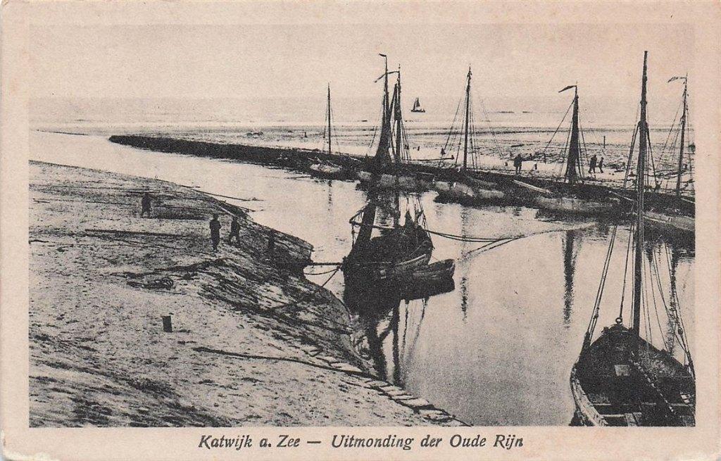 703-458-005 Katwijk aan Zee Uitmonding der Oude Rijn, Verzenden, Voor 1920, Zuid-Holland